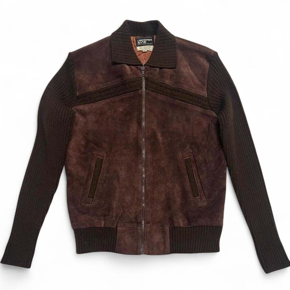 Vintage christopher rand brown suede